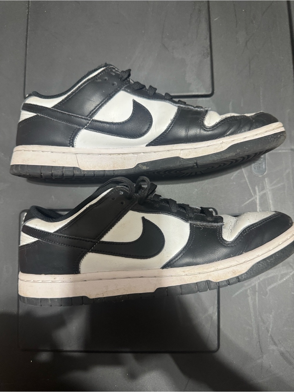 Nike Black and White Low-Top Sneakers